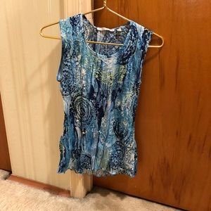 Snoskins Crinkle Tank Top - Size XS